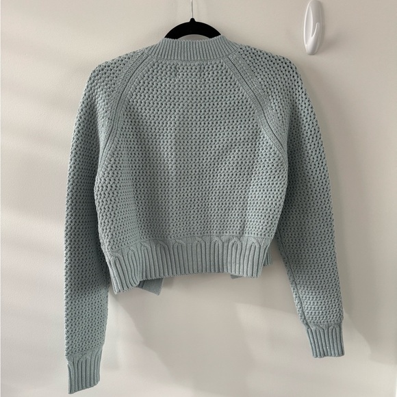 Solid & Striped Carly Blue Sparkle Cardigan, size L - Picture 9 of 9